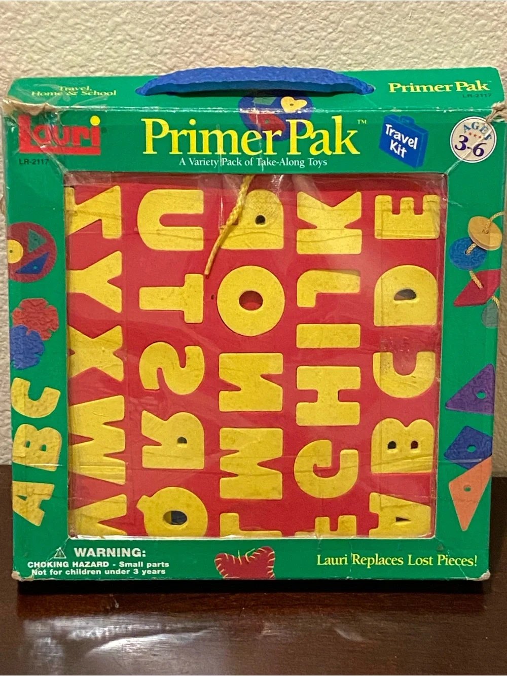 RARE VTG Lauri Primer Pak Travel Kit Variety Pack LR-2117 Foam Puzzles And More